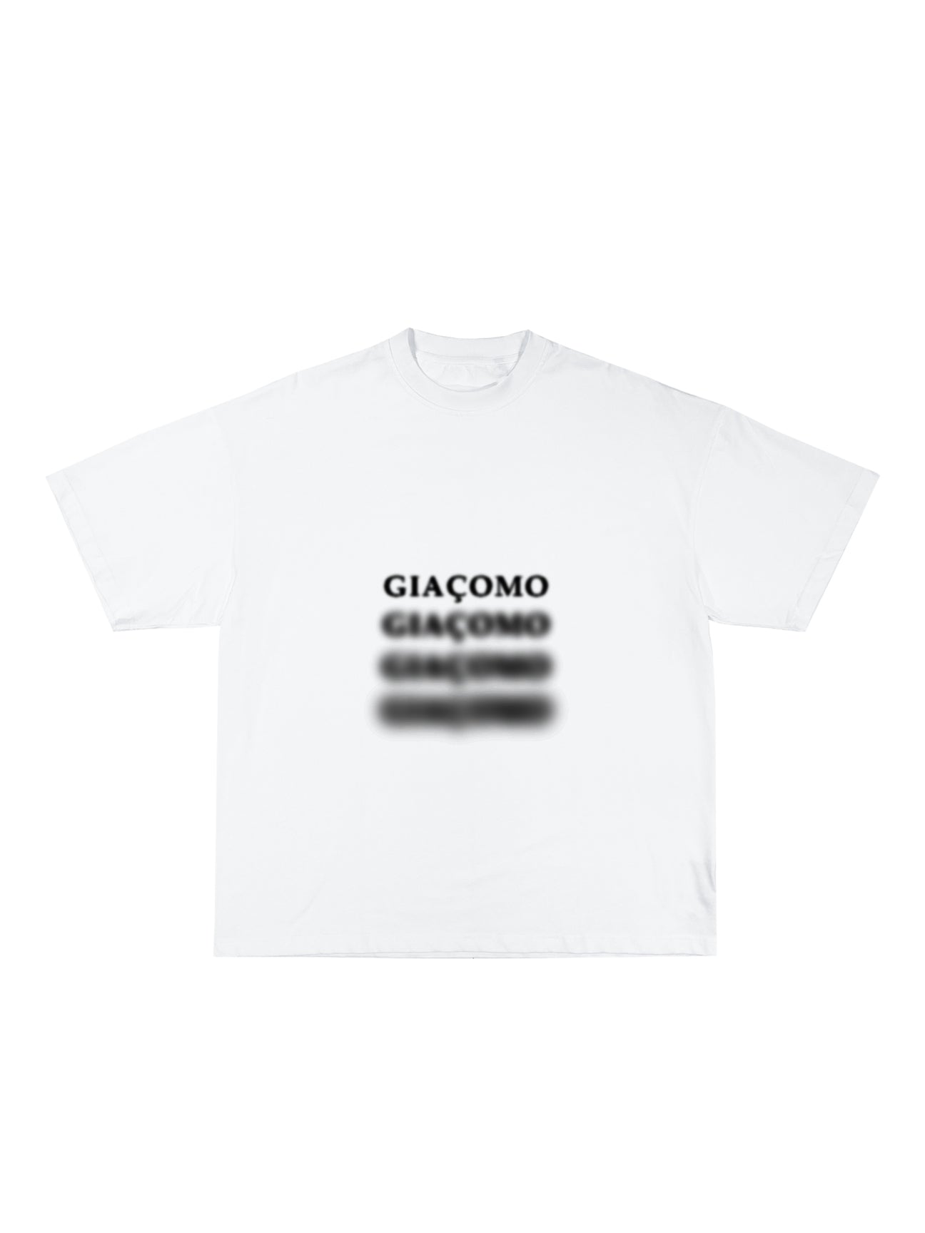 'Giaçomo' Floating Smoke White T-Shirt