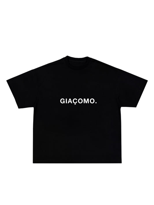 GIAÇOMO 'LA OPULENZA DI ATTIRE' Black T-Shirt
