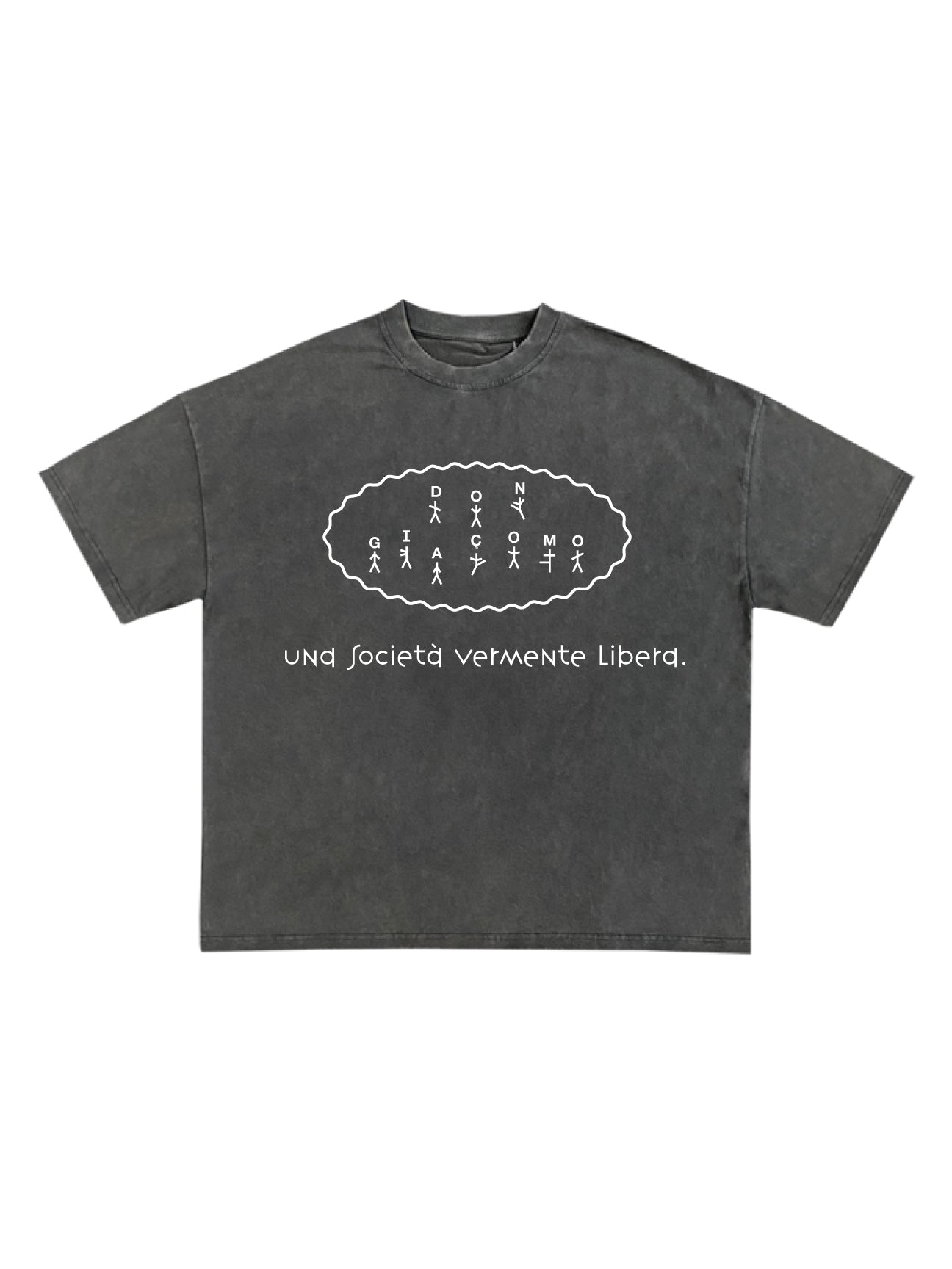 Giaçomo 'Una Società Vermente Libera.' T-Shirt (3 colors)